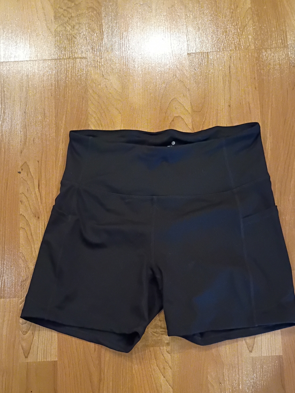 High-Waist Black Women’s Workout Shorts